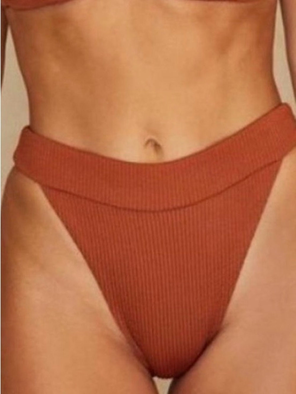 Monday Swimwear Argentina Bottom - Clay Crinkle